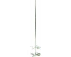 Roerpropeller honingmixer - Honingroerder roestvrij - Honing roeren - Rechtsdraaiende veer - 61 cm - Zilver — afbeelding 4