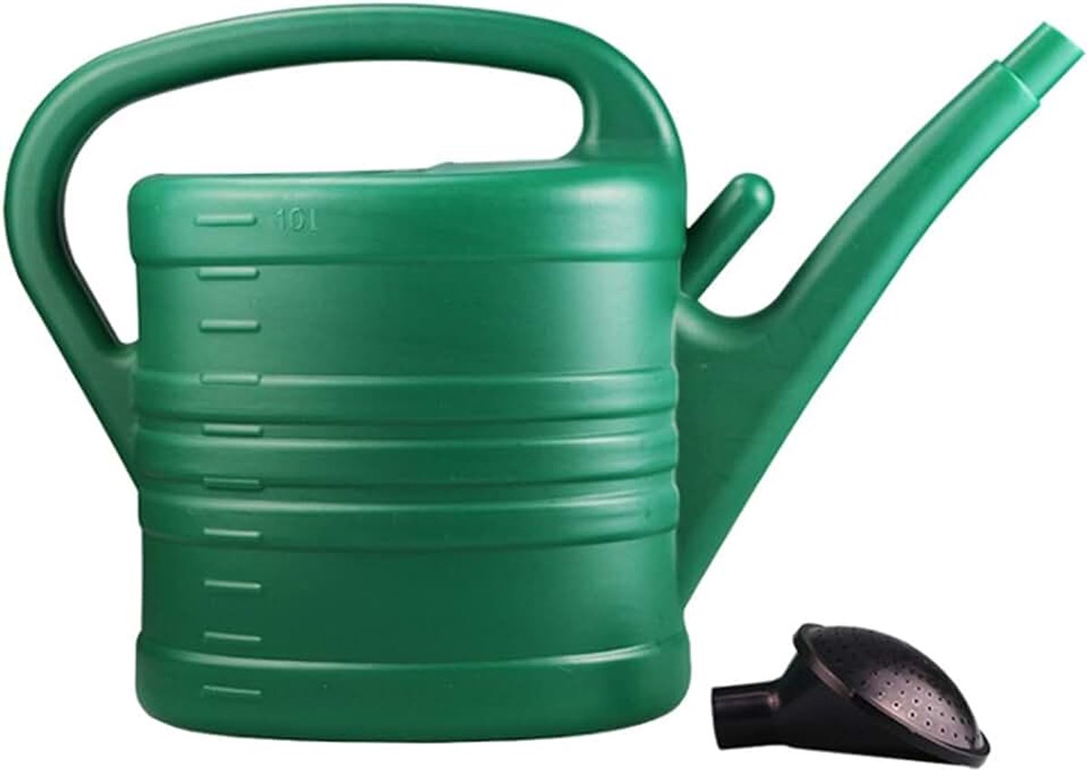 10L Plant Gieter,Grote Capaciteit Verdikking Tuin Gieter,Voor Huis Indoor Outdoor Veg Fruit &Grote Planten Bloemen (Color : Green, Size : 10L)