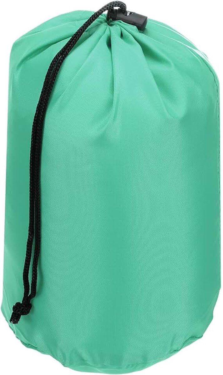 Stuff Sack, 7 x 13 Inch Waterdichte Outdoor Opbergzak Draagbare Trekkoord Stofklep Tas Lichtgewicht Slaapzak voor Camping Wandelen Reizen, Lichtgroen