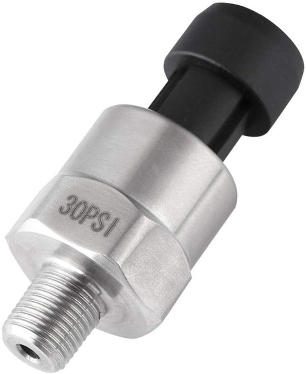 Roestvrijstalen Druktransducer voor Stookolie en Luchtwater 30PSI 1/8" NPT-draad