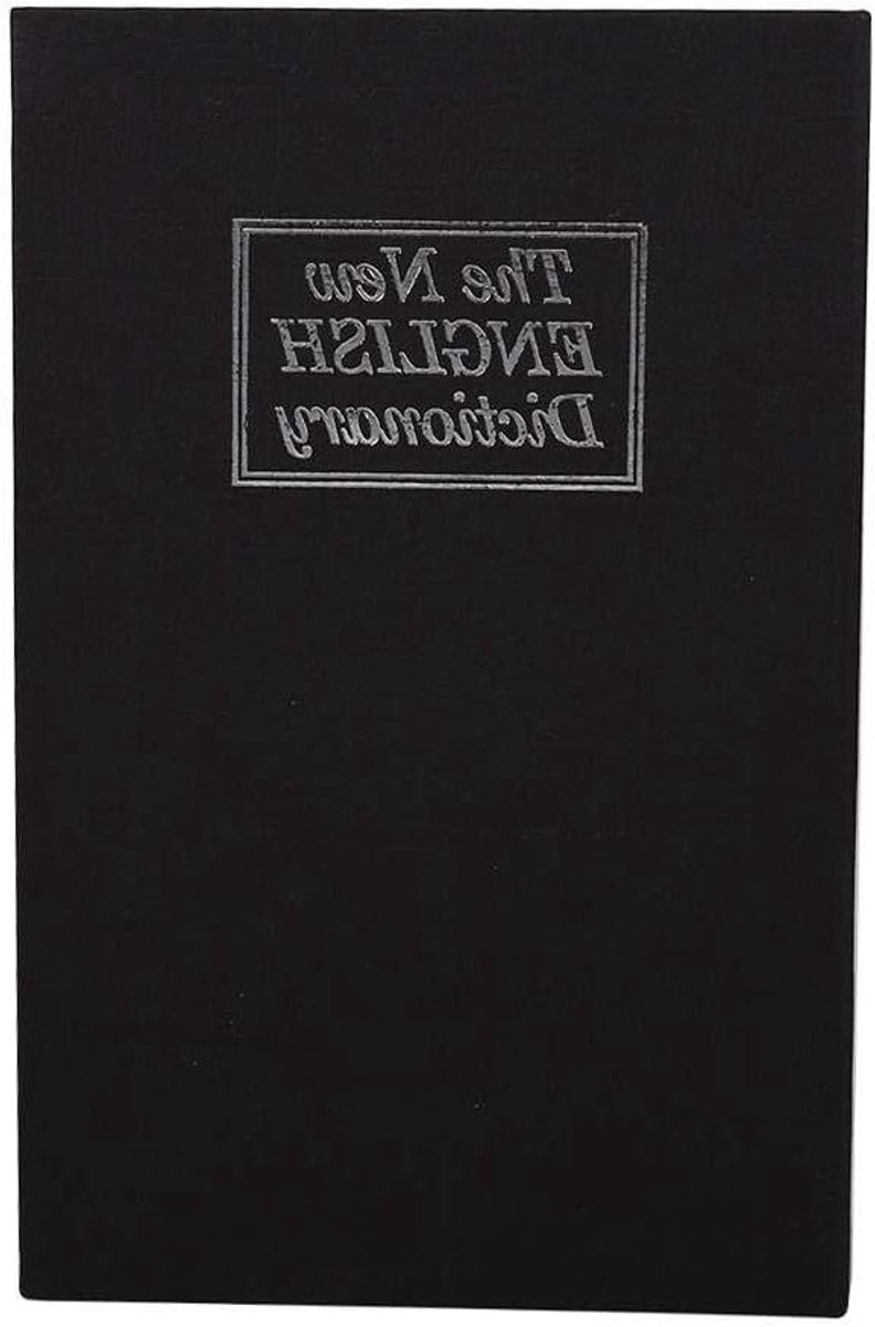 Verborgen Boek Kluis - Geheime Opberger - Waardevolle Spullen - Met Cijferslot - 18 cm Hoog - Zwart