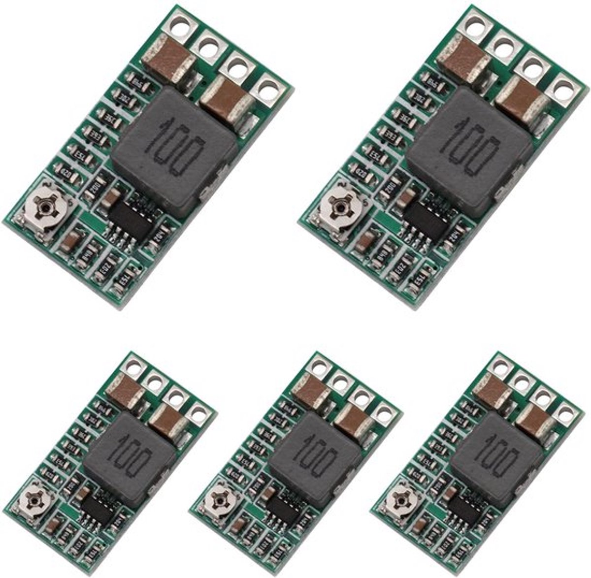 DC-DC verlagende omzetter - Verstelbare Spanningsconverter - Mini formaat - 5V 3A - Efficiënte stroomomzetting - Voor diverse toepassingen