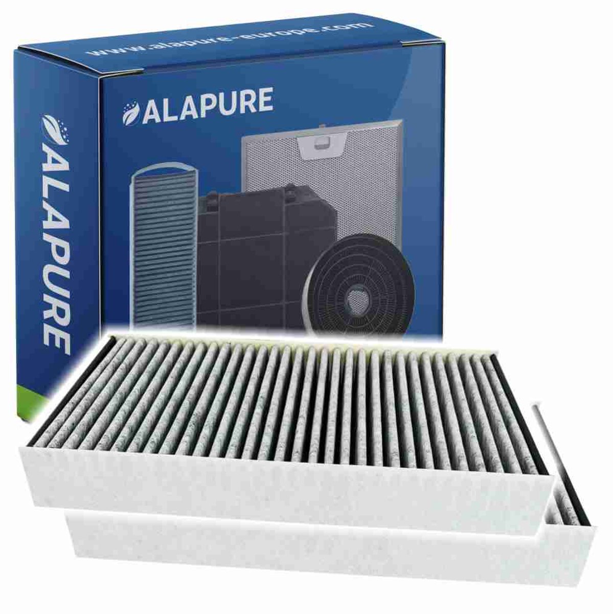 2x Alapure 3995 Compatibel met Miele Koolstoffilter D29 / 11292130