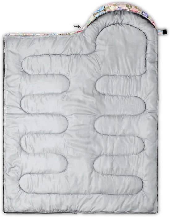 Slaapzak - Kampeerzak - Buiten slapen - Waterdicht en warm - 80 x 230cm - Multicolor — afbeelding 5