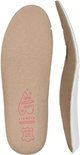 Binnenzolen van Shoesme met roze tekst '100% REAL LEATHER' en hartjes.