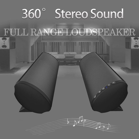Soundbar Luidspreker - Home Theater - Muziek Luisteren - 3D Stereo Surround - 54 cm Lengte - Zwart van Merkloos — afbeelding 5