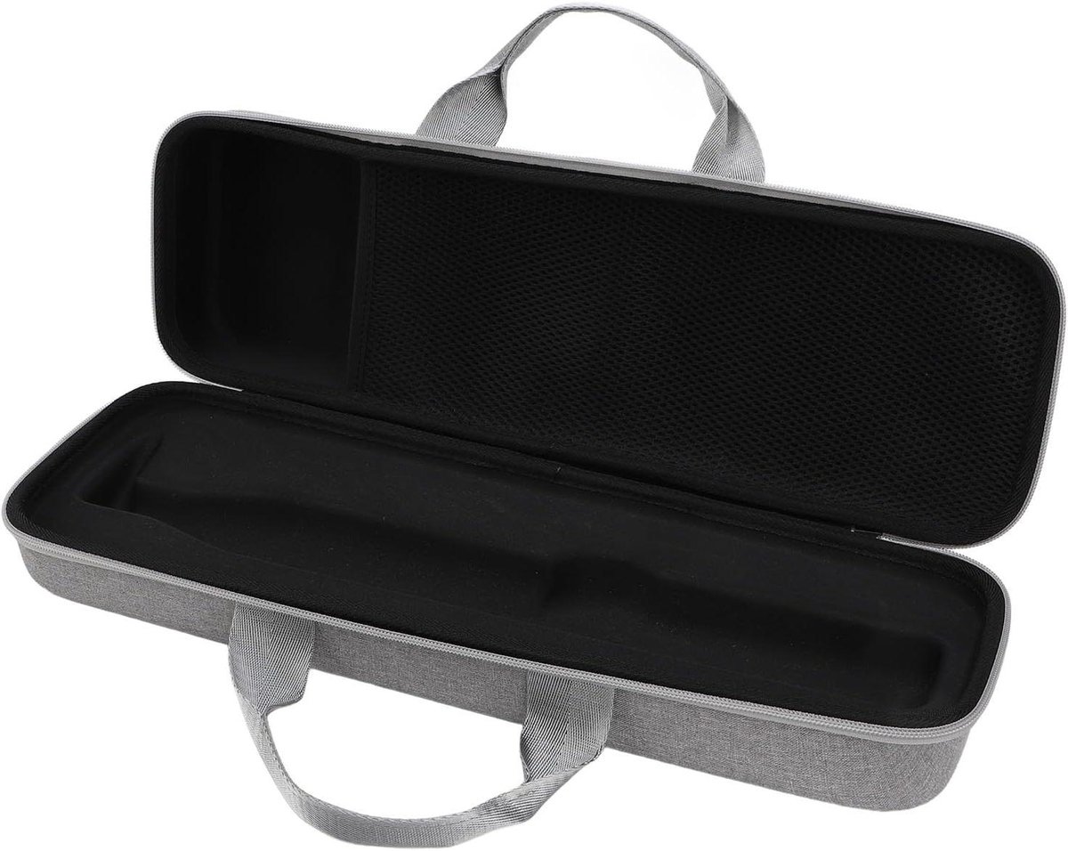 Stijltang Opbergtas - Harde Koffer - Veilig Vervoeren - Waterdicht EVA Materiaal - 45 x 14 x 14 cm - Grijs