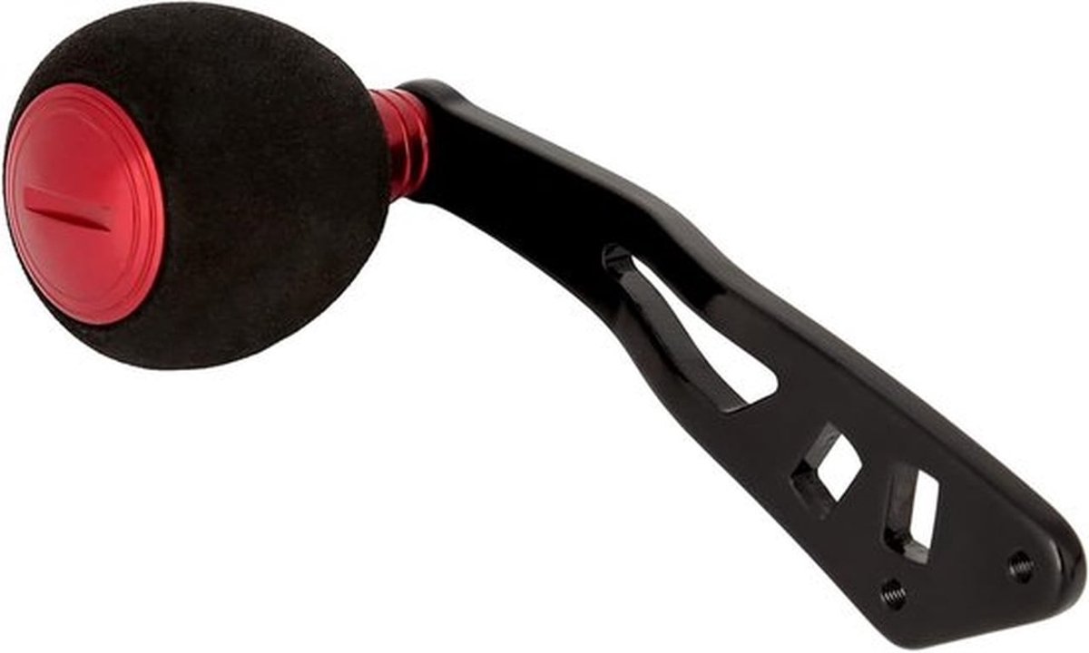 Vismolen handvat knop - Krachtige hendel met fittingen - Rood - Vervangende onderdelen voor laag profiel haspel - Draaiende vismolen - Geschikt voor merk - Handig accessoire