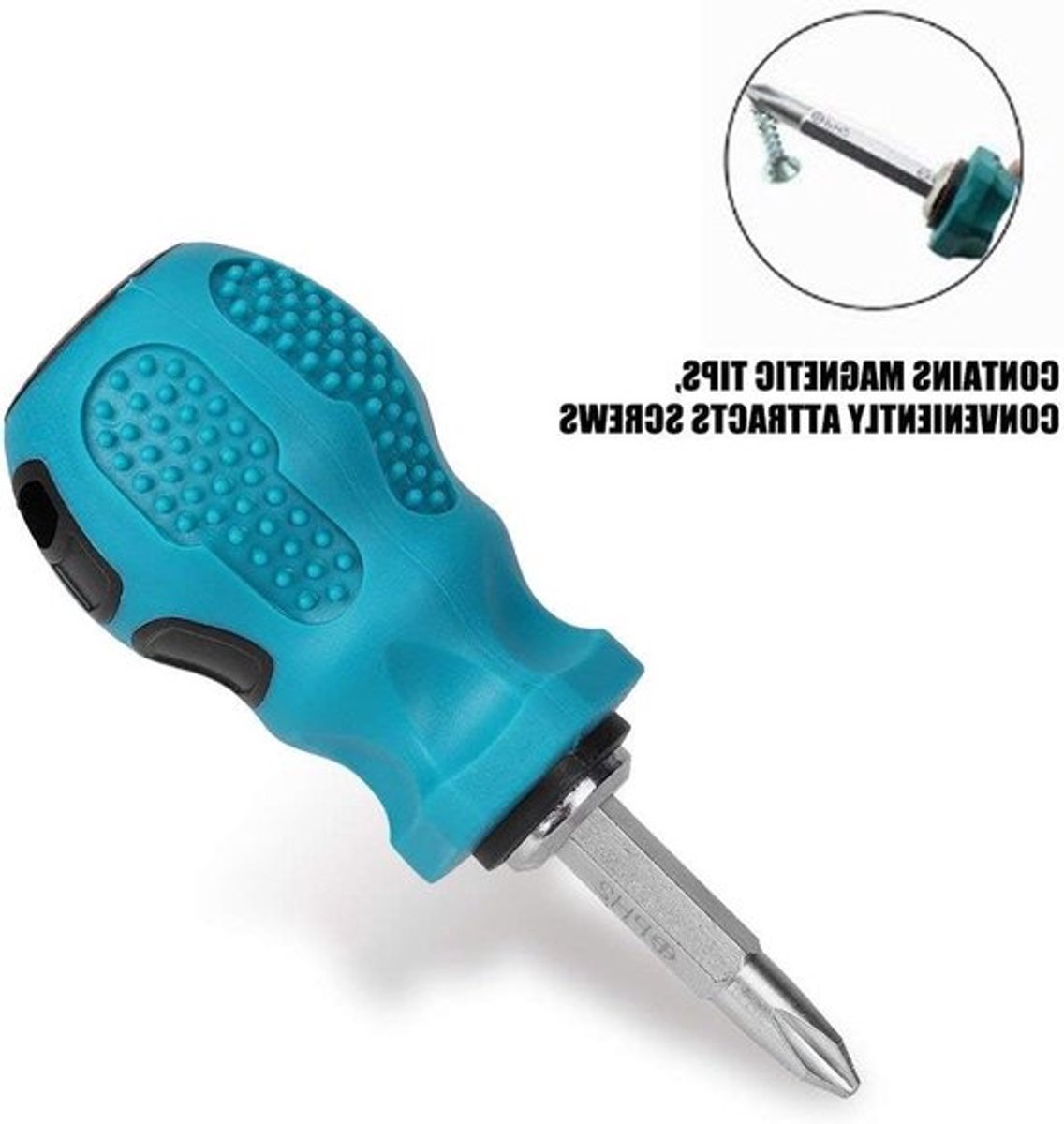 Veelzijdige schroevendraaiers - Mini magnetische schroevendraaier - Geschikt voor krappe ruimtes - Duurzaam en comfortabel - Perfect voor
