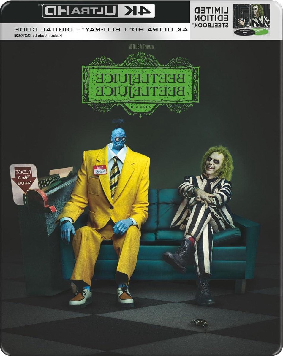 Beetlejuice Beetlejuice Blu-Ray - Film Movie - Film Kijken - Regio Vrij Import - 2 Schijven - N.v.t.