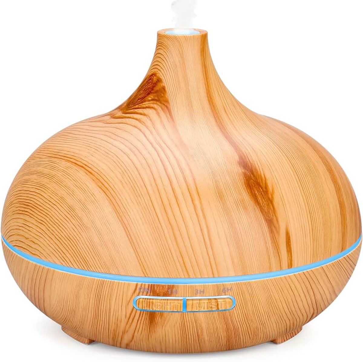 500 ml diffuser voor etherische oliën, ultrasone luchtbevochtiger, aromatherapie-diffuser met 7 kleuren ledverlichting, automatische uitschakeling, voor thuis, woonkamer, yoga, spa, geel