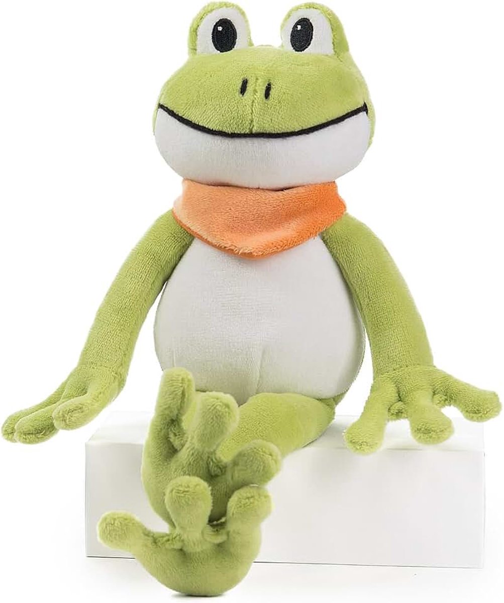 5732 pluche kikker Quark 28 cm