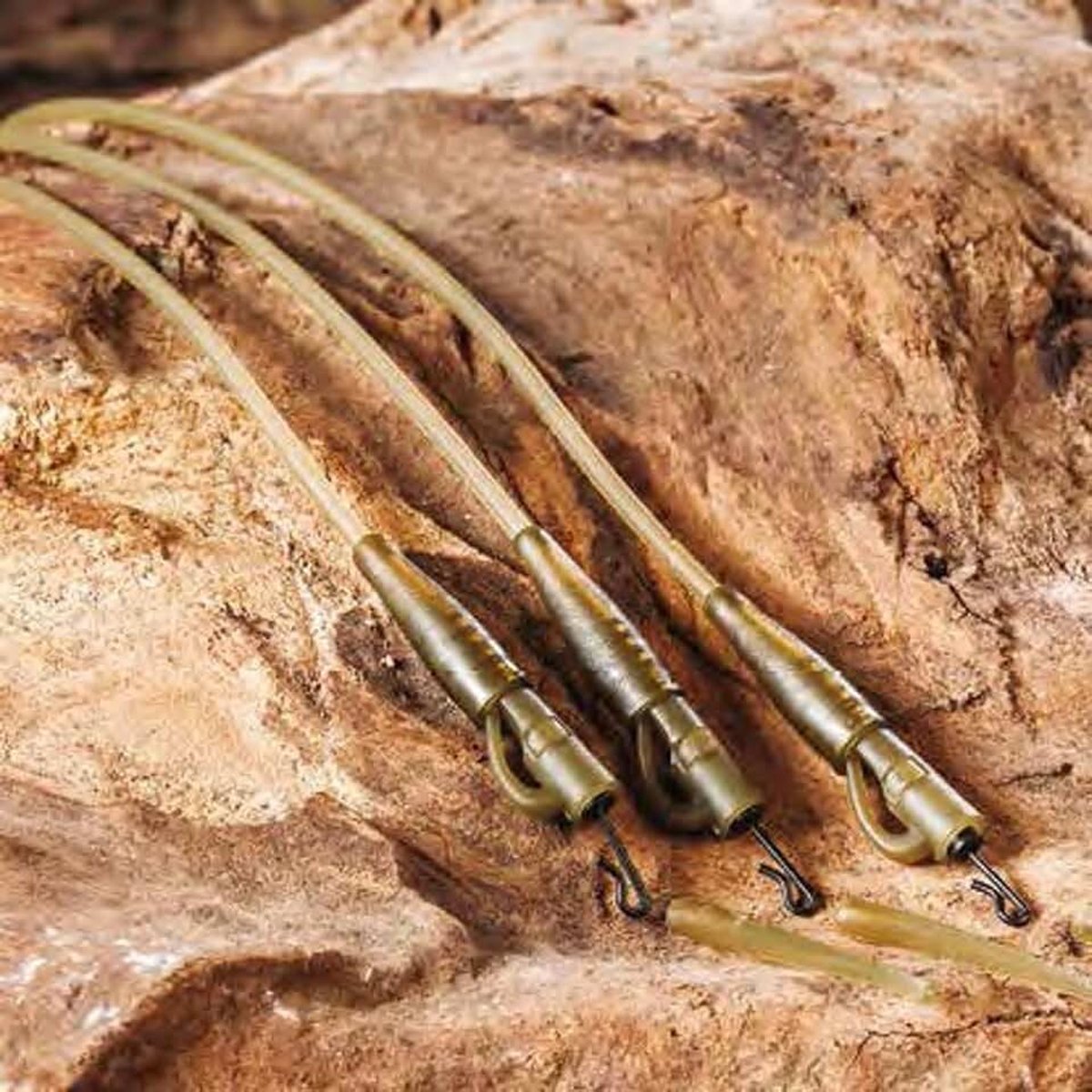 3 lead clips karperhengelset anti klitten tube rig karpermontage rigs carp tackle karper spullen (01 - Quick Change)