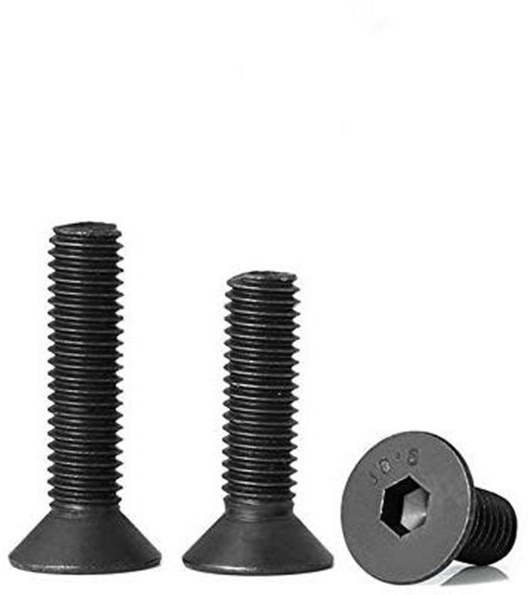 Verzonken schroeven 20 stuks M3 x 25 mm - zeskantige platte kop bouten - inbussleutel bevestigingsschroeven