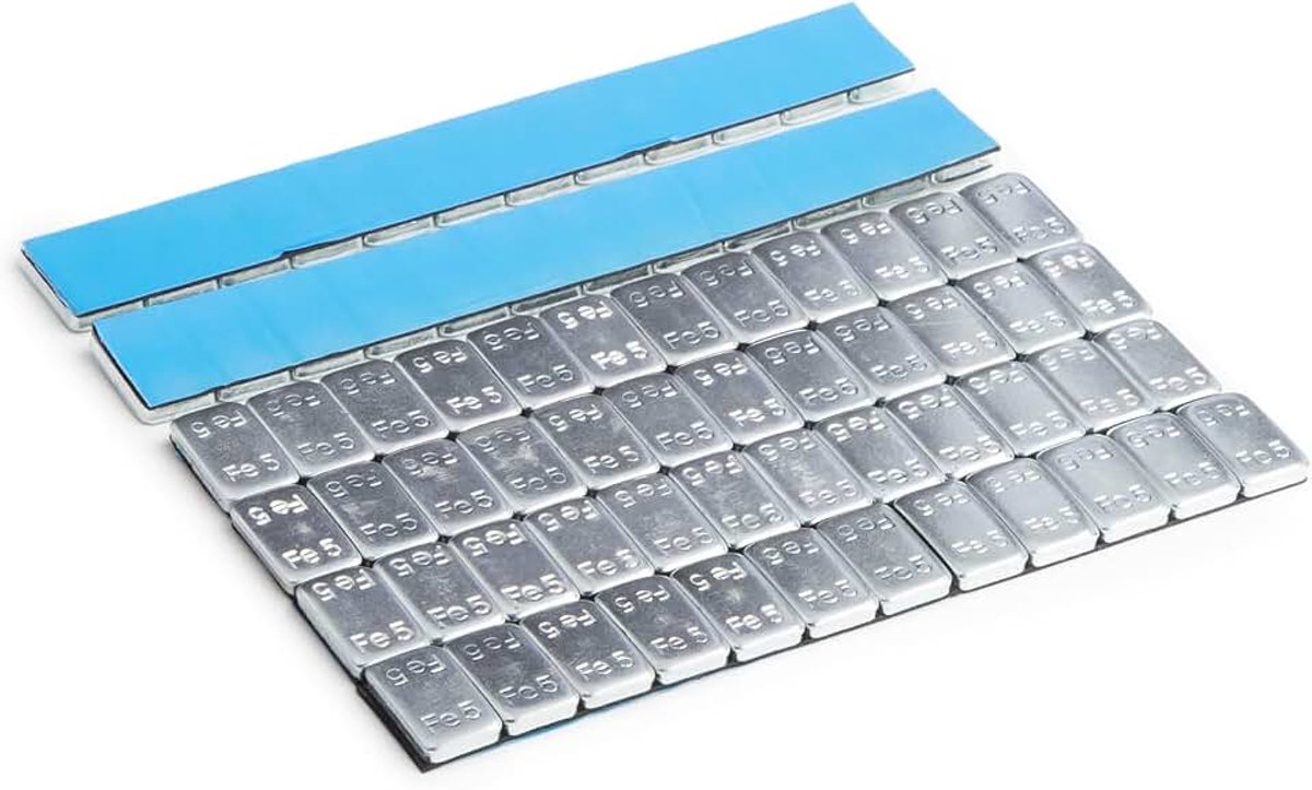 6 GAsuppply Kleefgewichten | Balanceergewichten | 6 Zelfklevende Staven 12 * 5g | Voor Aluminium Velgen | Verzinkt en Kunststof Gecoat
