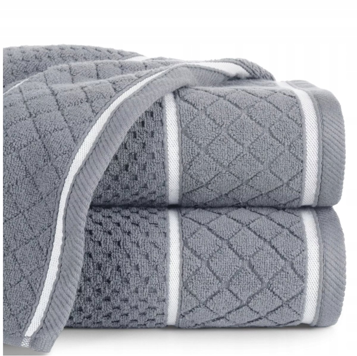 Luxe Badhanddoek Staal 50x90 cm - Zero Twist Cotton