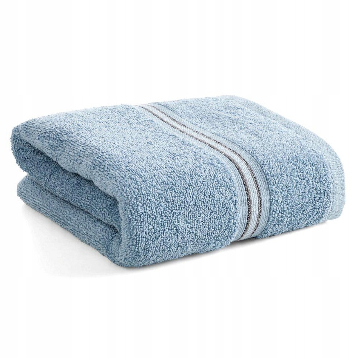 TRIS Badhanddoek Badstof 70x140 cm Blauw Katoen Dik Absorberend
