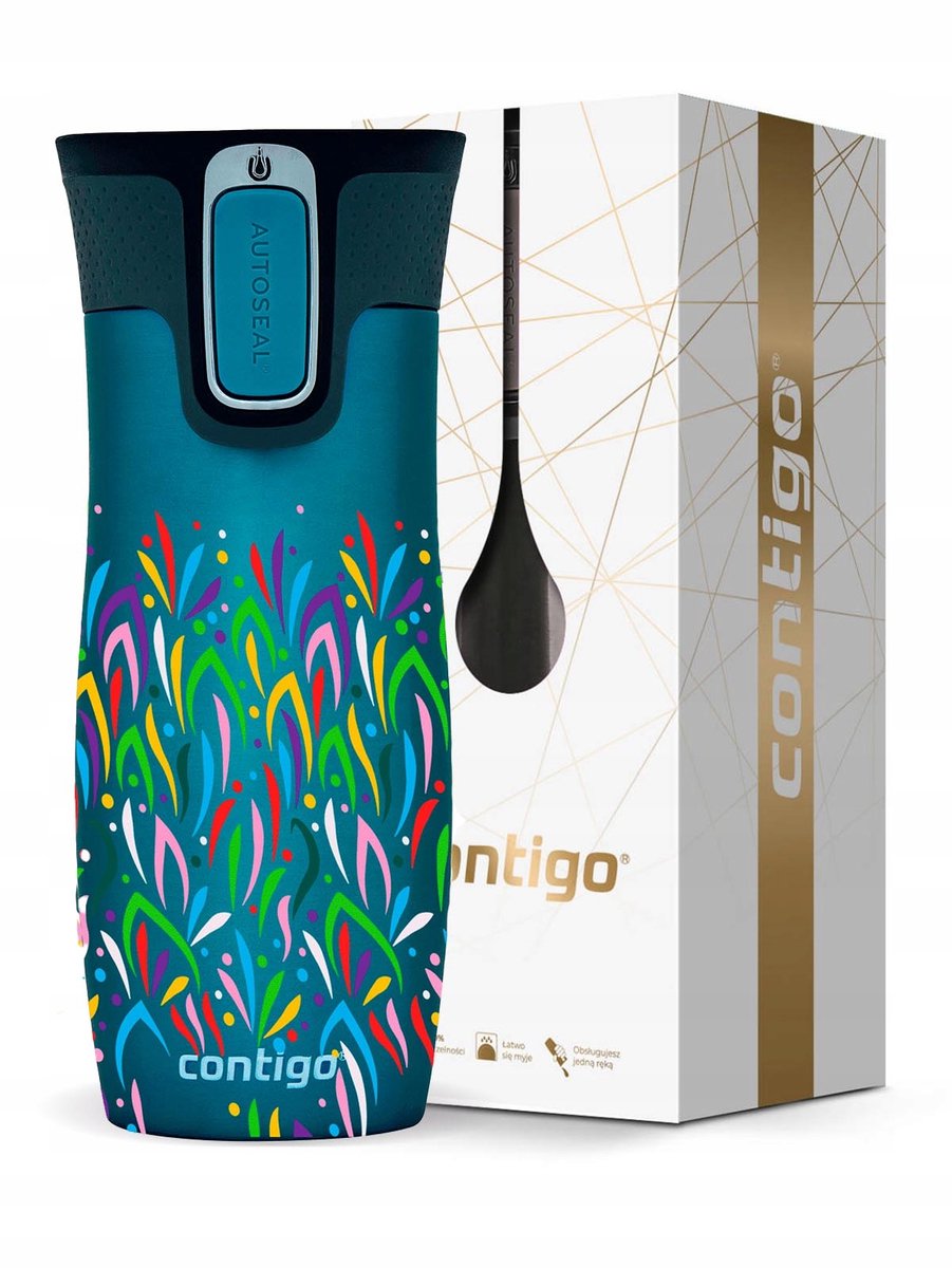 Contigo West Loop 2.0 Thermosbeker 470ml - Floresy - Biskaje Baai