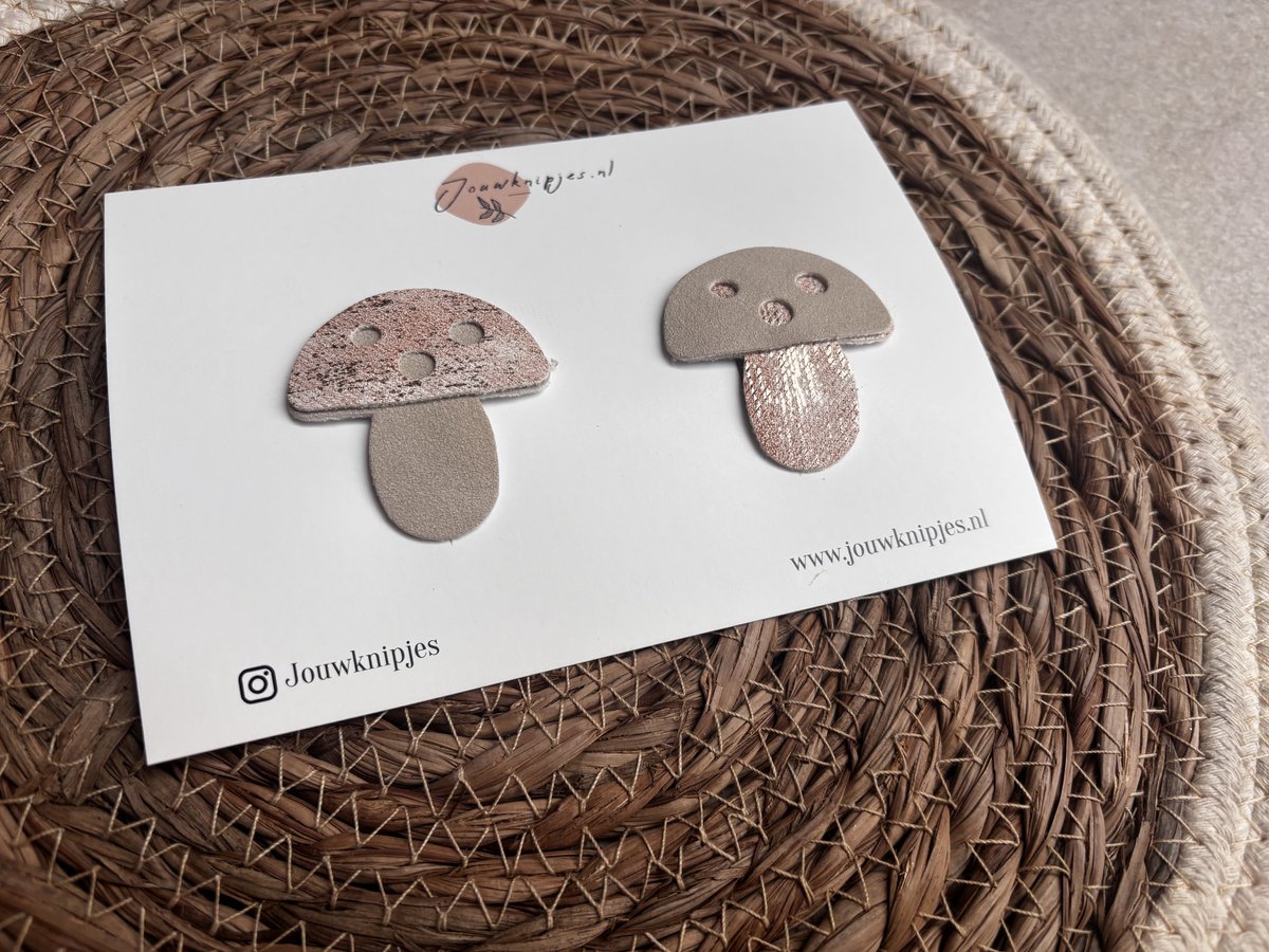 Antislip haarspeldjes Paddestoel - kinderknipjes - Kinderhaaraccessoires - Haarspeldjes peuter - Haaraccessoires voor Meisjes & Kinderen - Haarknipjes meisje - Haaraccessoires meisjes - Kinder haarspeldjes - Kinder haarclips - Haarspeldjes kind