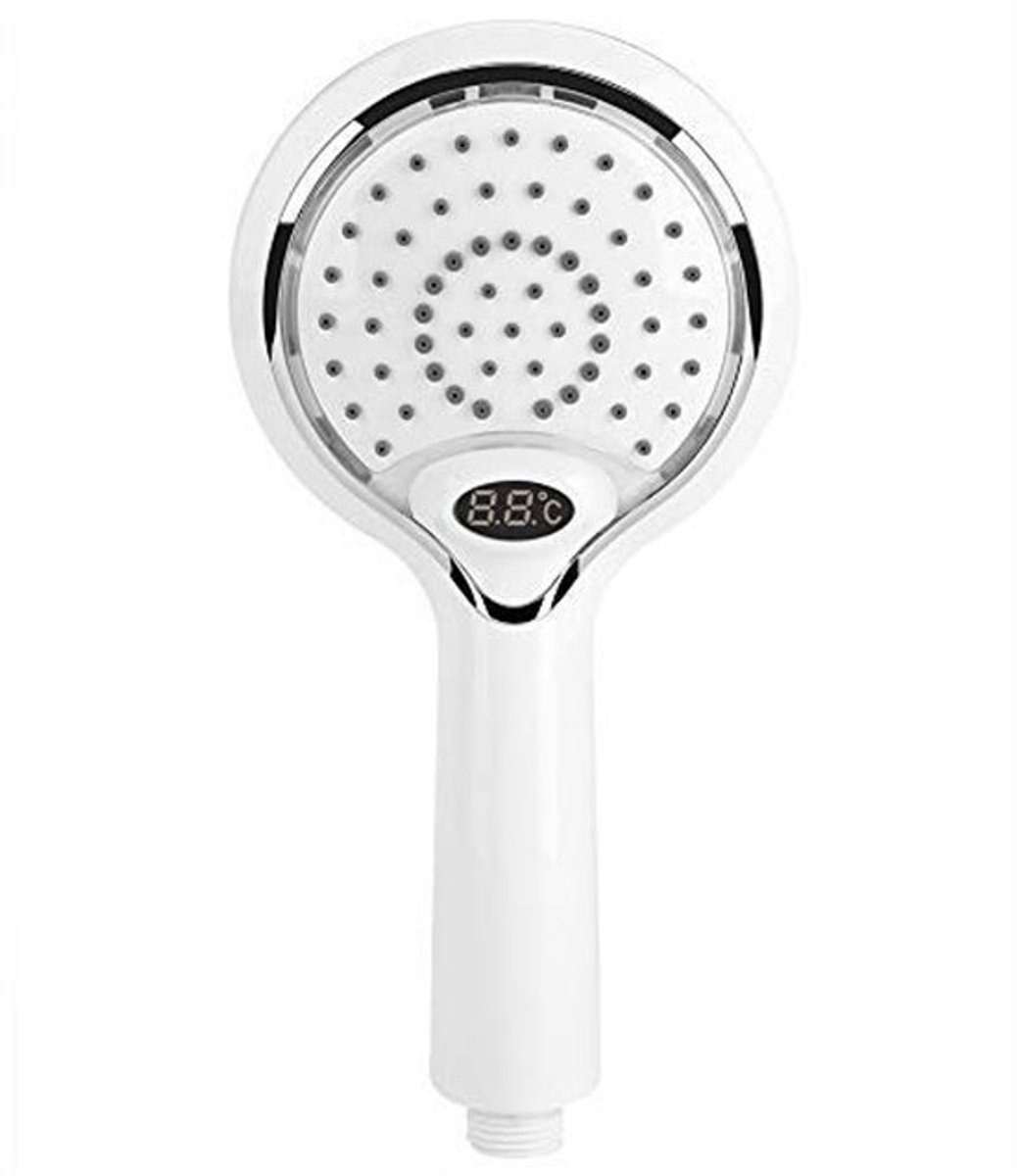LED Douchesproeier - Temperatuur Sensor - Kleurverandering - Wit - Handdouche - Voor een luxe douche-ervaring - Innovatief design