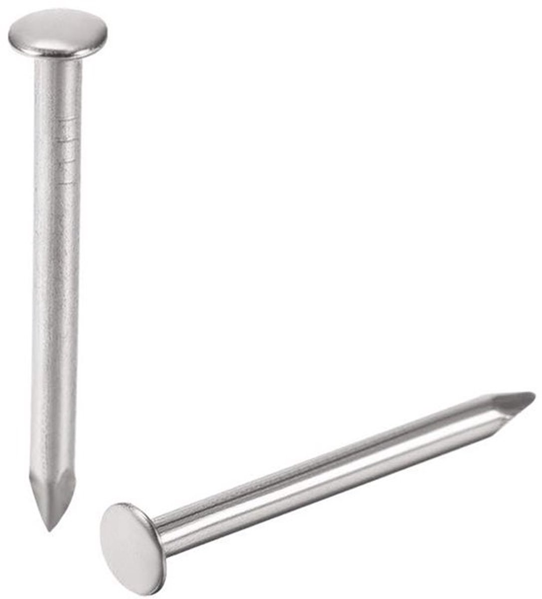 Nagels 200 stuks - Spijkers 1,7 mm x 16 mm - Muurpinnen - Houtbewerking - Doe-het-zelf - Geschikt voor metselwerk en gipsplaten