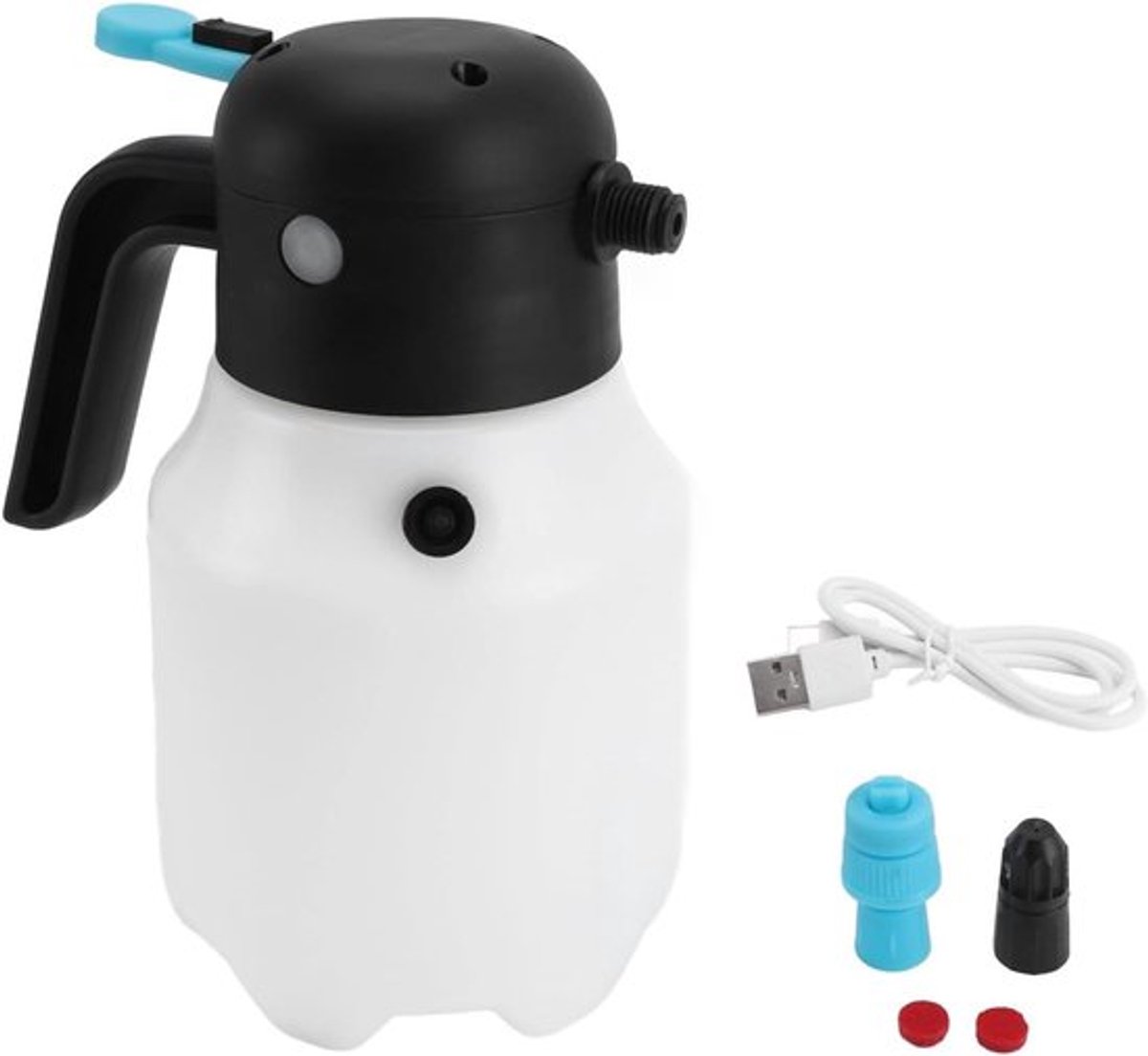 Schuimspuit Onder Druk 2000mAh 1,8L Elektrische Schuimspuitfles voor Autowassen en Bloemen water geven