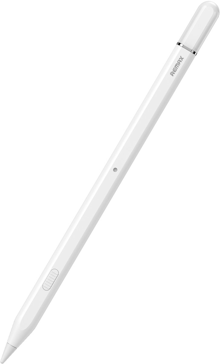 Remax, Magnetische Bluetooth Stylus Pen Geschikt voor Apple iPad 2018 tot 2024 Palm Rejection, Wit