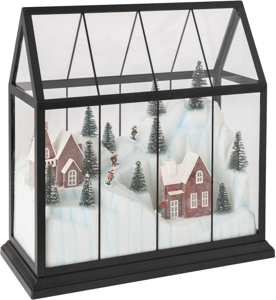 J-Line Ledkerstdorp - glas/synthetisch - multikleur - large