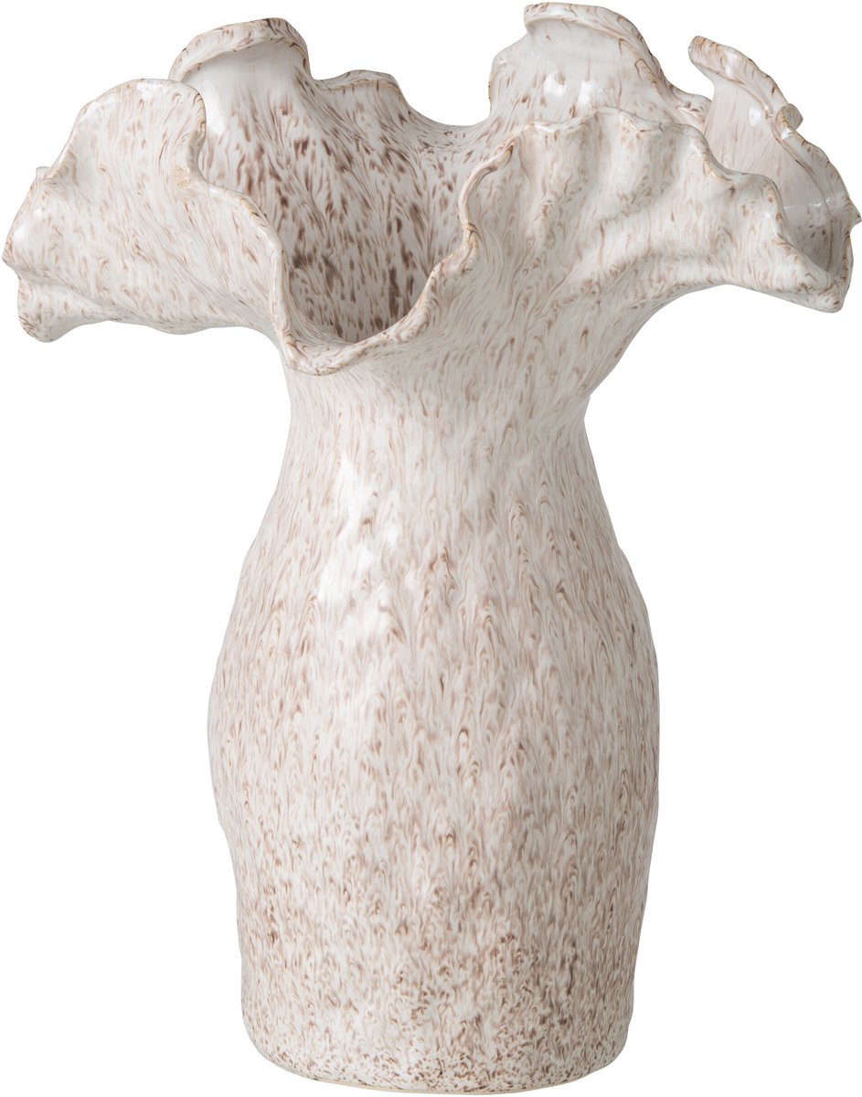 J-Line Vaas - klei - lichtbeige - large