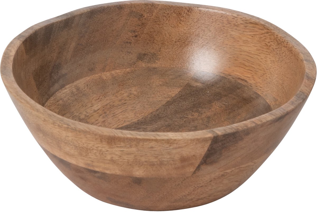 J-Line schaal Oneven - hout - naturel - small