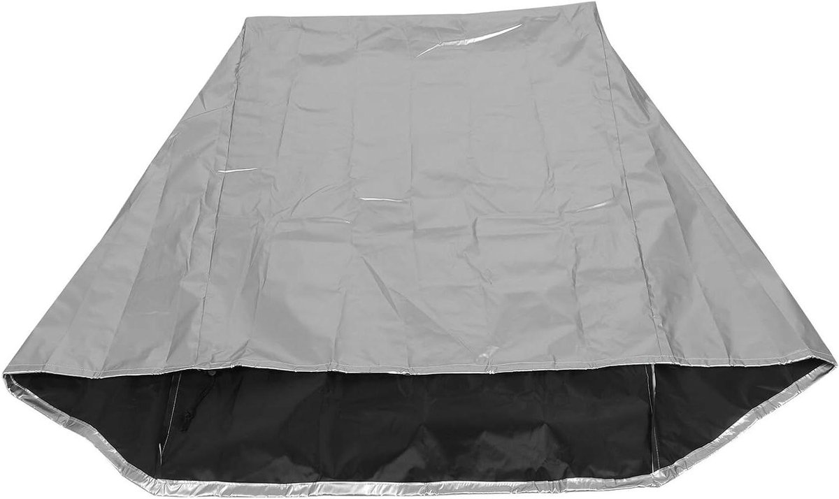 Slanghaspel Beschermhoes - Tuinslang Opbergtas - Tuin Organisatie - Waterdicht Oxford Doek - 88 x 66 x 63 cm - Zilver
