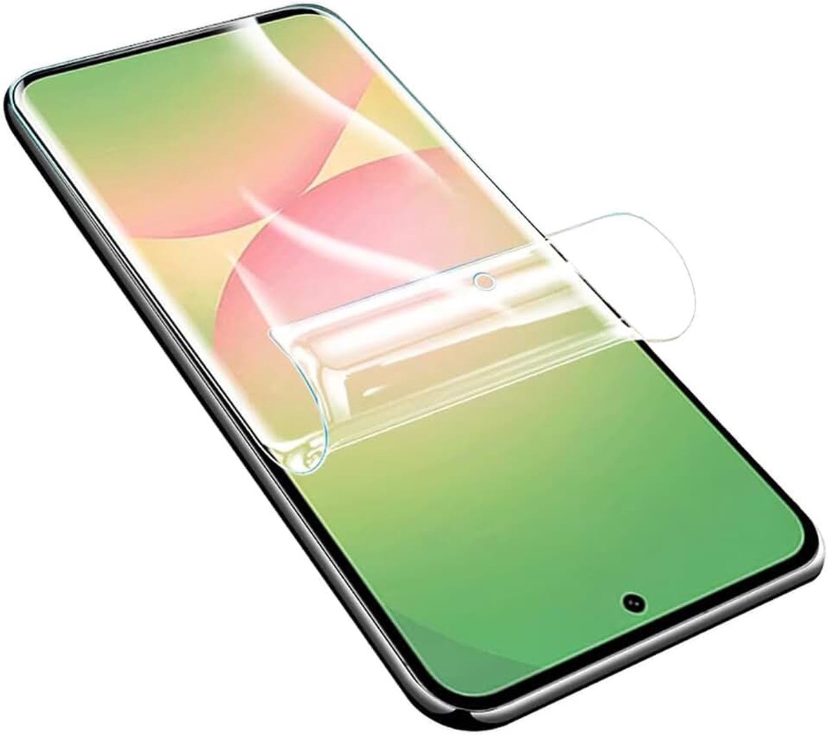 2 stuks hydrogel beschermfolie voor Samsung Galaxy A56, transparante flexibele TPU displaybeschermfolie [geen gehard glas, vingerafdruk ondersteuning]