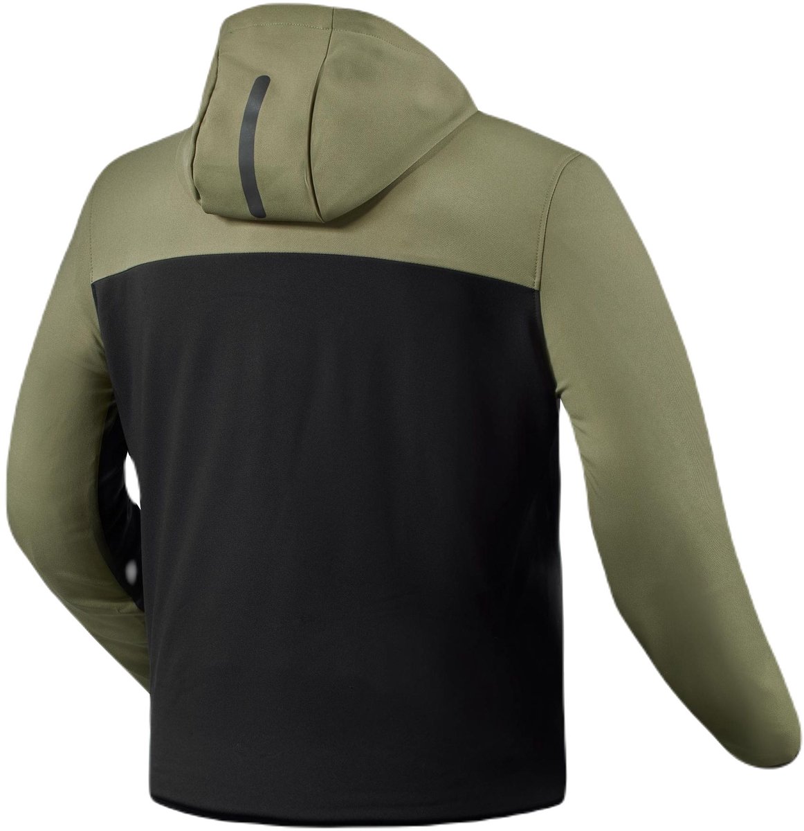 REV’IT! Andon Zwart Groen Motorhoodie - Maat 2XL - Jas – foto 4