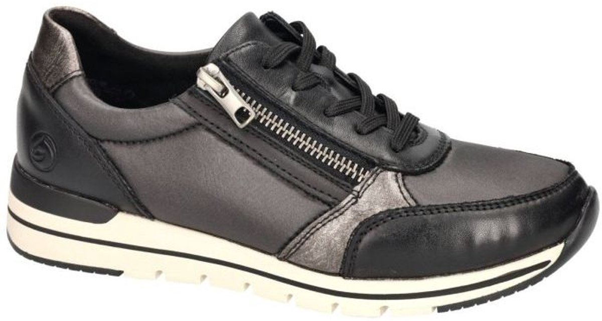 Remonte -Dames - zwart - sneakers - maat 40