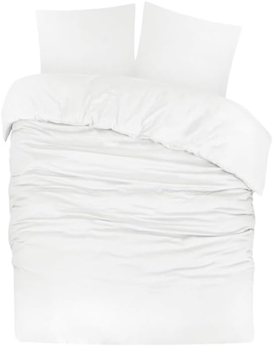 Duvet cover flannel 200x200/220 cm - 100% zacht katoen - ademend en huidvriendelijk - SnelShoppen