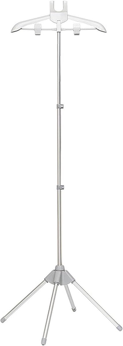 Kledingrek Stomer - Kledinghanger Stoom - Kleding Stomen - 360 Graden Draaibaar - Tot 155 cm - Grijs