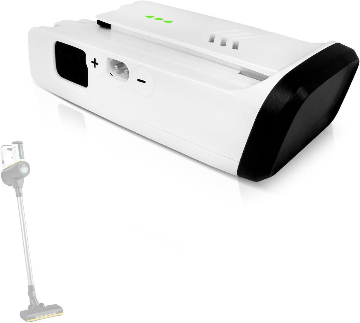 Draadloze Stofzuiger Accu - Vervangende Batterij - Huis Reinigen - Hoge Capaciteit 3000 mAh - 252 Volt - Zwart
