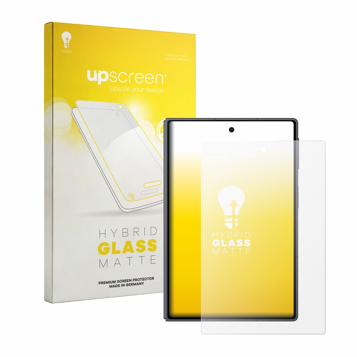 upscreen - Screenprotector voor Samsung Galaxy Z Fold 8 - Folie Beschermfolie Beschermglas matte