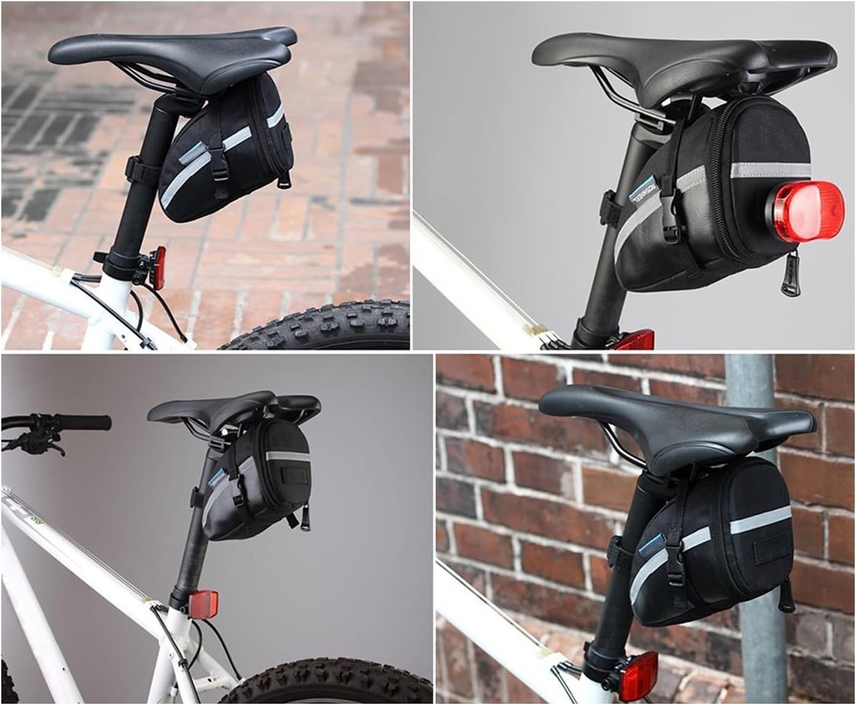 Fietszadeltas waterdicht - Aero Wedge Pack - voor mountainbikes en racefietsen - extra opbergruimte - SnelShoppen