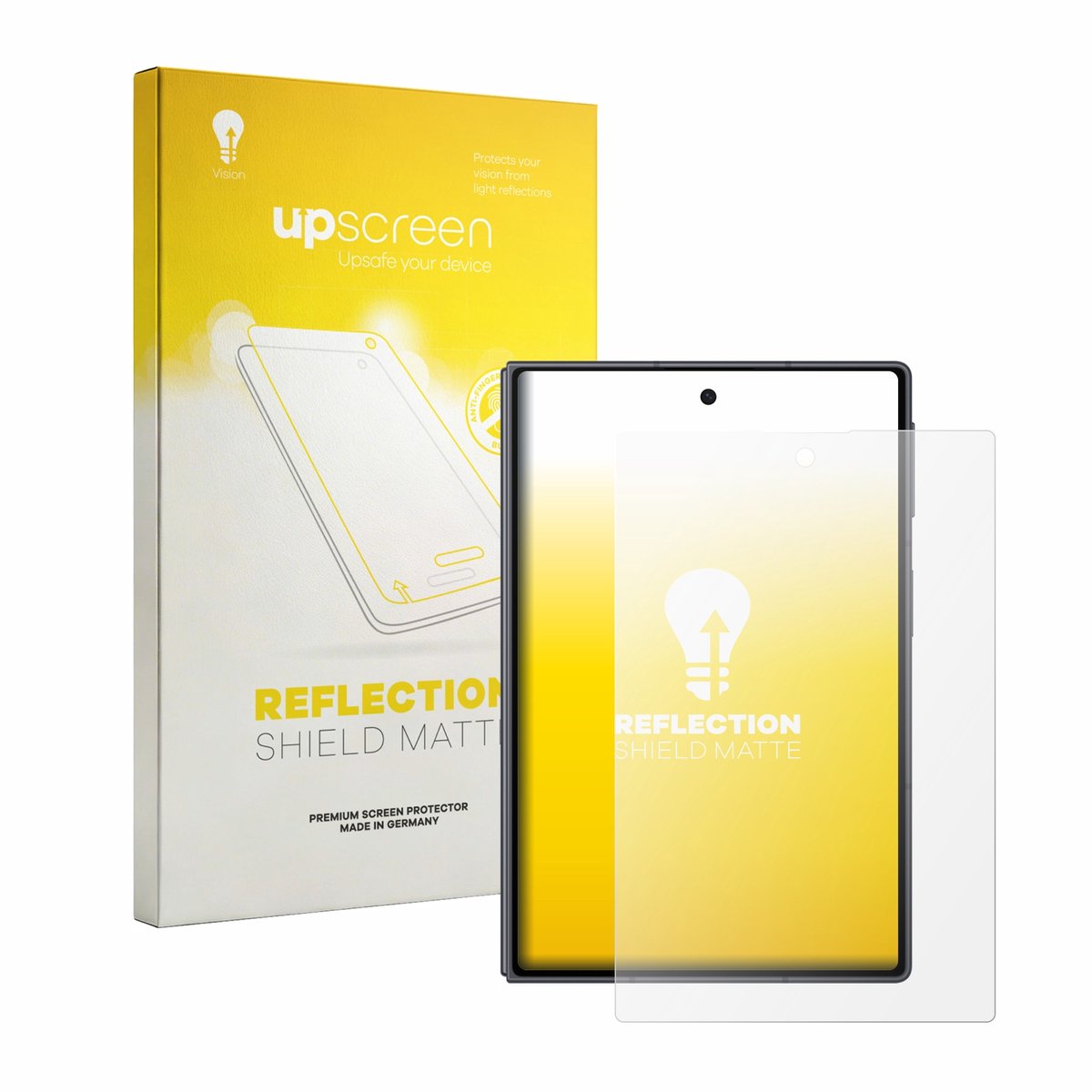 upscreen - Screenprotector voor Samsung Galaxy Z Fold 8 - Folie Beschermfolie anti glare matte