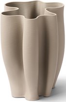 Studio RAR Vaas Oaken Medium - Vaas keramiek - 3D Geprint - Taupe