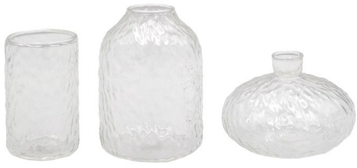 LEEFF - Mini vaasjes MICHA - wit - set van 3