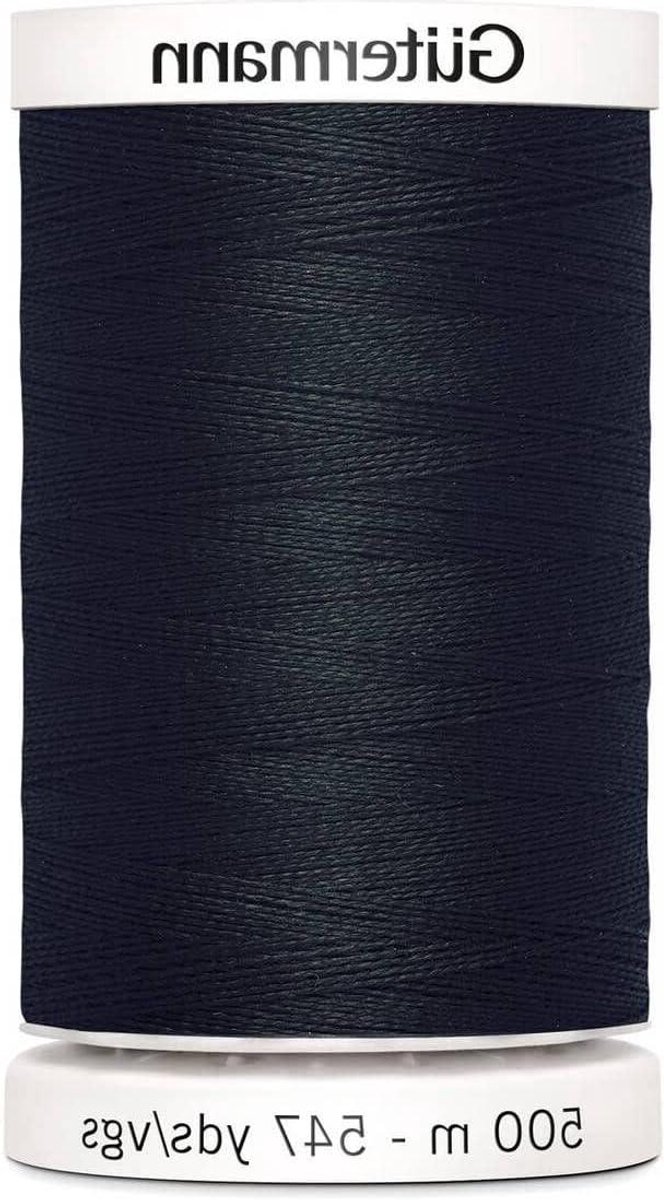 Naaigaren Polyester - Universeel Garen - Kleding Maken - Hoge Scheurvastheid - 500 Meter - Zwart
