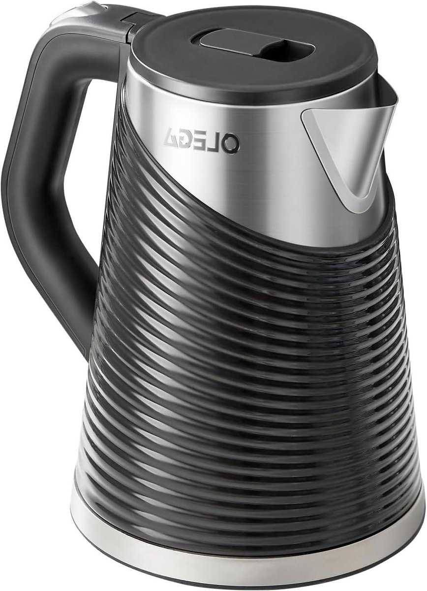 Waterkoker - Snelkoker Heet Water - Drankjes Maken - Dubbele Wand Veilig - 1.8 Liter - Zwart