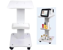 Wolcky - Trolley - Opbergwagen - Schoonheissalon Trolley - Salon Tafelorganizer op Wielen - Kapsalon Trolley - Organizer KarBeauty Rolling Cart - Rolwagen Cosmetica