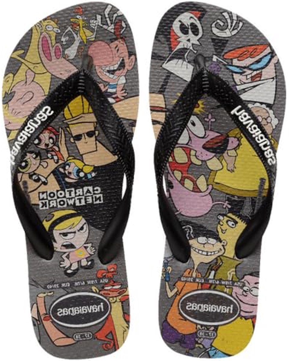 Klassieke Teenslippers - Zomerse Slippers - Strand Bezoek - Ontwerp Met Figuren - Uniseks Volwassene - Multicolor