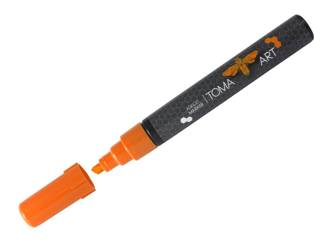 Artline Acrylstift Oranje - 2,5 mm Lijn - Sneldrogend & Watervast