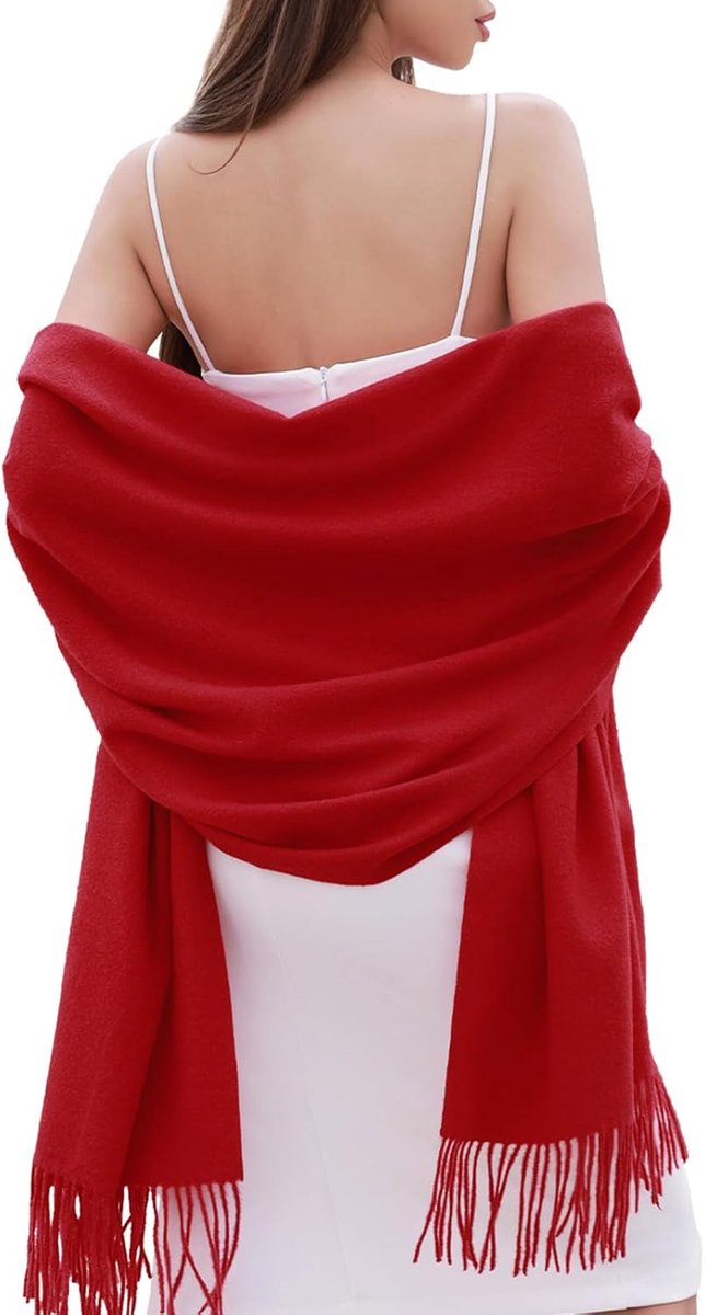 Dames Sjaal en Shawl – Zachte Warme Winter Sjaal – Elegant voor Avondjurk, Bruiloft, Feest of Diner