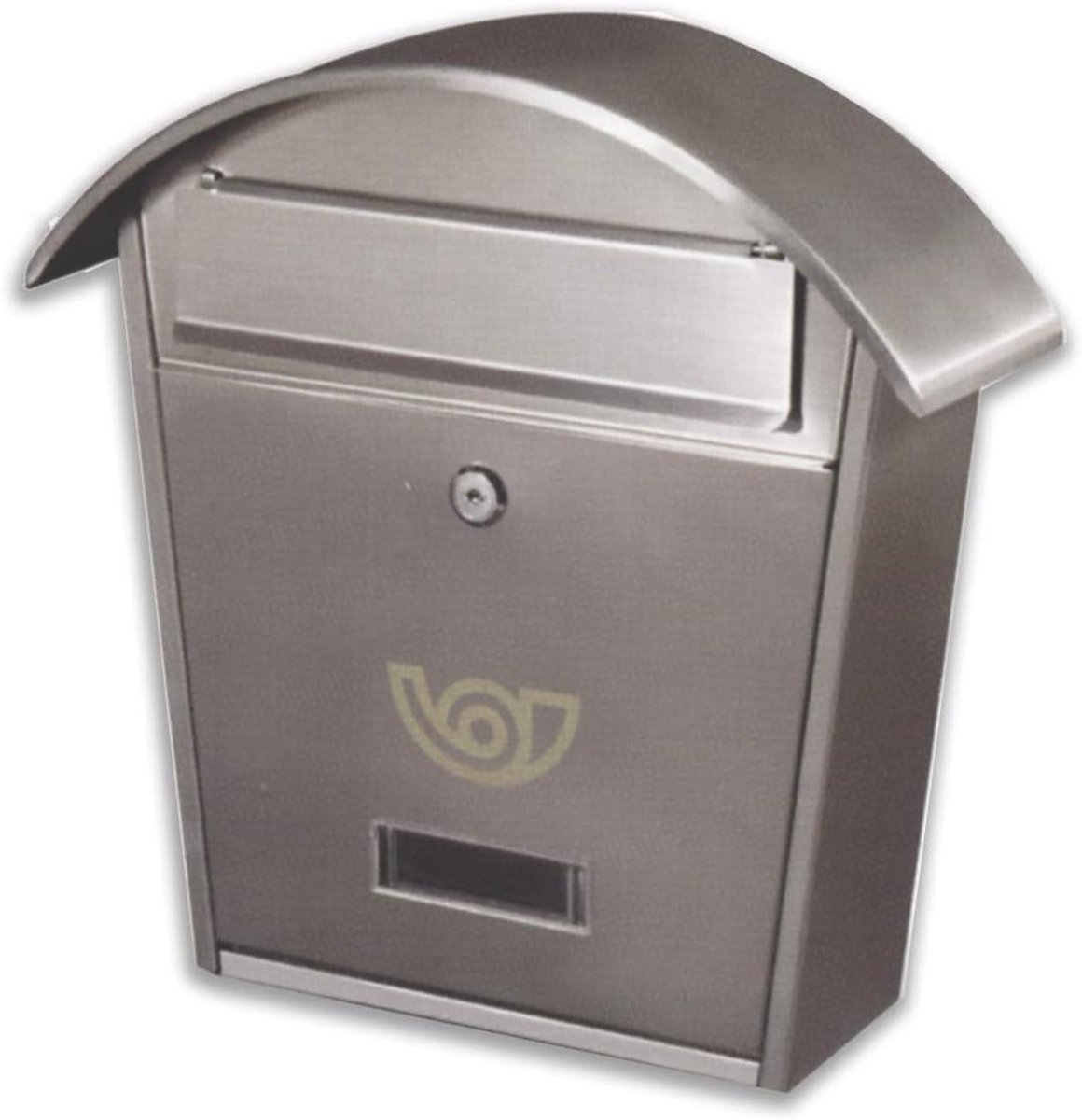 Aluminium brievenbus - Wandmodel - Post ontvangen - Eenvoudige montage - 40 x 40 cm - Wit