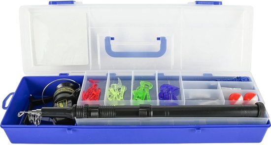 Vishengel - visspullen - vishengel set - 48-delig - inclusief koffer — afbeelding 4